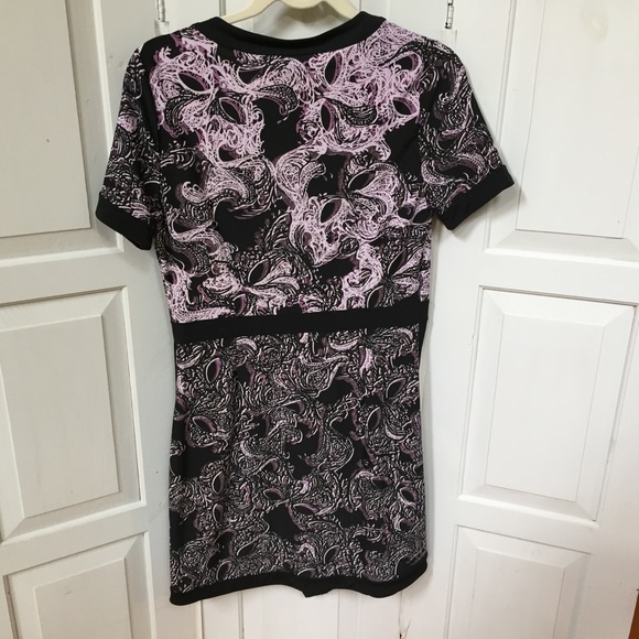 BGBGMaxAzria Purple & Black Paisley Dress - Picture 9 of 15